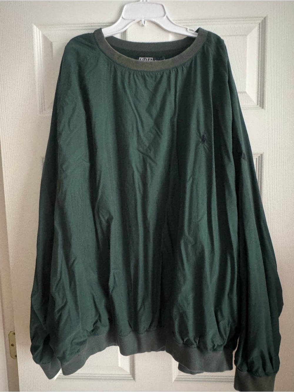 VTG 90’s Polo Ralph Lauren Dark Green Pullover Windbreaker Shirt Jacket